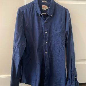 J Crew Men's button down slim shirt - "The Broken In Oxford"